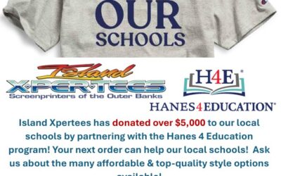 ISLAND XPERTEES HAS PARTNERED WITH HANES 4 EDUCATION! HELP US SUPPORT OUR LOCAL SCHOOLS!